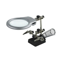 Havya Stand Pcb Tutucu Mg16129/b Masa Üstü Ledli Mini Büyüteç
