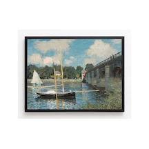 Monet Argenteuil Köprüsü Çerçevesiz Poster 30x42 Cm A3 Tablo Empresyonist Duvar Dekoru