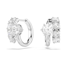 5753572 Swarovski Küpe Matrıx:pe Crash Whı/rhs Metalik