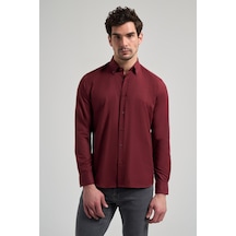 İmza Uzun Kol Düz Oxford Düğmeli Yaka Cepsiz Pamuklu Classic Slim Fit Gömlek 1004250168 Bordo İmza Uzun Kol Düz Oxford Düğmeli Yaka Cepsiz Pamuklu Classic Slim Fit Gömlek 1004250168 Bordo