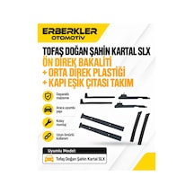 Tofaş Doğan Şahin Kartal Slx Ön Direk Bakaliti + Orta Direk Plastiği + Kapı Eşik Çıtası Takım - Erb1946