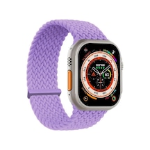 Apple Watch Series 9 41mm Kordon Knitted Fabric Loop Apple Watch Series 9 41mm İle Uyumlu Kordon, Akıllı Saat Kayışı Çok Renkli