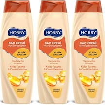 Hobby Saç Kremi Klasik 3 x 600 ML Hobby Saç Kremi Klasik 3 x 600 ML