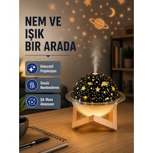 Lexroo Usb Projeksiyon Gece Lambası Ve Hava Nemlendirici Aromat