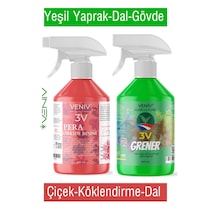 3v Pera Orkide Besini + 3v Grener Yeşil Yaprak-dal-kök 500 Ml
