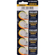 Maxell Cr2016 3v Lityum Düğme Pil 5 Li Paket