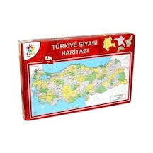 Kutulu Türkiye Siyasi Harita 136 Parça