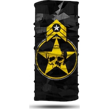 Dair Sarı Army Desenli Motosiklet Bandana Boyunluk Outdoor Balaklava