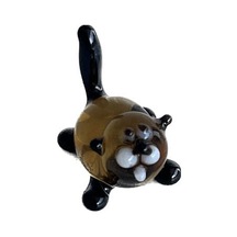 El Yapımı Mini Murano Cam Sincap Biblo A120-03