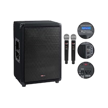 Lastvoice Lps-12ma Mikrofonlu Portatif Ahşap Kabin Hoparlör 12 İnç 800w