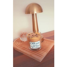 Doğal Kahve Kokulu Dekoratif Mum Açık Kahverengi