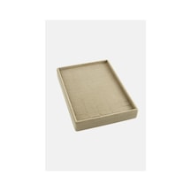 Dikey - 754 - Anfora Kumaş Batırmalı Yüzük Tablası - Novapazr - 17x23-sütlü Kahve