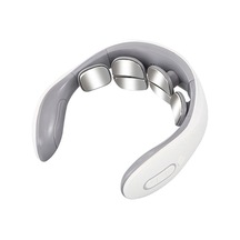 Yunboo 6 Başlı Boyun Masaj Aleti - Usb Şarjlı, 42 C Isıtmalı, 9 Seviyeli Masaj, Beyaz Beyaz