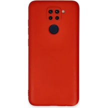 Xiaomi Redmi Note 9 Kılıf Nano İçi Kadife Silikon - Kırmızı Diğer