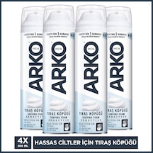 Arko Men Sensitive Tıraş Köpüğü 4 x 200 ML