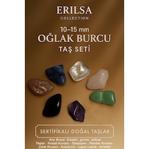 Sertifikalı Oğlak Burcu Doğal Taş Kütle Seti 10-15 Mm - Disiplin