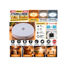 Sge Teknoloji Hareket Sensörlü Sarı Renk Usb Şarjlı Led Işık Lamb (525286860)