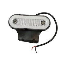 Side Marker Kasa Lambası - Beyaz 24v 3w Çakarlı Adet / Laam446-1