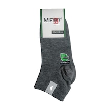 12 Li Paket Mert Erkek Bambu Kısa Spor Çorap Karışık Renk Çok Renkli