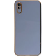Uryport Xiaomi Redmi 9a Kılıf Volet Silikon - Mavi