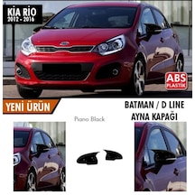 Kia Rio (2012 - 2016) Batman Yarasa Ayna Kapağı (parlak Siyah)