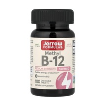 Jarrow Formulas, Methyl B-12, Cherry, 500 Mcg, 100 Chewable Tablets
