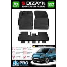 S-dizayn Fiat Doblo 3d Pro Havuzlu Paspas 2023 Üzeri A+ Kalite