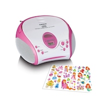 Lenco Scd-24pk Kids - Cd Çalarlı Taşınabilir Stereo Fm Radyo - Pembe
