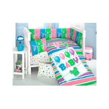 Komfort Home Bebek Uyku Seti 8 Parça Ranforce %100 Pamuk /Baby