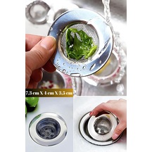 Mini Tel Lavabo Süzgeci Paslanmaz Çelik Küçük Mutfak Filtresi Tıkanıklık Önleyici Pratik Süzgeç Pasl Diğer