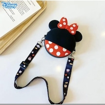 Disney Minnie Mouse Silikon Askılı Çanta-1485 Çok Renkli