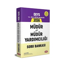 Data Yayınları 2024 Ekys Müdür Ve Müdür Yardımcısı Soru Bankası