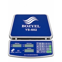 60 Kg Terazi-komple Metal Kasa-şarjlı-  Hesaplama-toplama Özellikli-büyük Akü Uzun Şarj