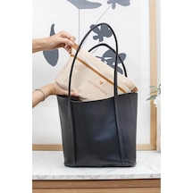 Çanta İçi Düzenleyici I Organizer Çanta Kadın 26x18x9 Q Bej