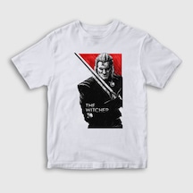 Presmono Unisex Çocuk Geralt Of Rivia V2 Dizi Witcher T-Shirt