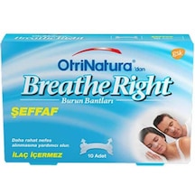 Breathe Right Şeffaf Burun Bandı 10'lu