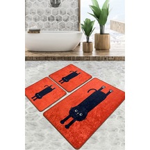 Comfort Banyo Halısı Djt 3 Lü Set Çok Renkli