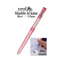 Silinebilir Jel Kalem Mavi 1 Adet Silinebilir Tükenmez Kalem Pilot Kalem Mürekkepli Kolay Silinebilir Kumaş Kalemi Pembe