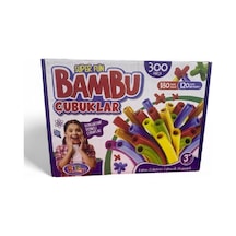 300 Parça Eğitici Birleşen Bambu Çubuklar 2153