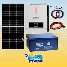 Solar Enerji Deposu 4000w Jel Akülü Güneş Enerjisi Paketi
