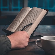 - Kitap Okuma Standı Ceviz