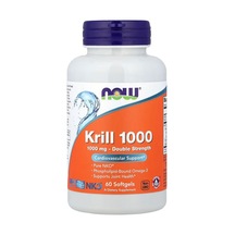 Now Foods Krill Oil Omegas & Fish Oils Epa Dha 1000 1,000 Mg 60 Softgels