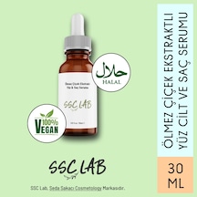 SSC Lab Ölmez Çiçek Ekstraktlı Yüz Cilt & Saç Serumu 30 ML