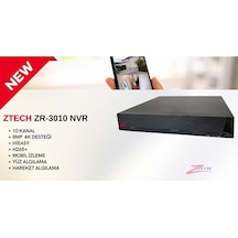 Ztech Zr-3010 Nvr 10kanal H265 +10ch Hieasy Kayıt Cihazı