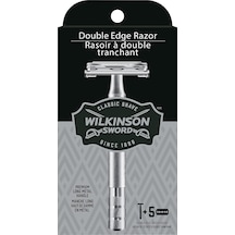 Wilkinson Sword Erkekler İçin Çift Kenarlı Jilet 5 Çift Kenarlı Jilet Yedeği