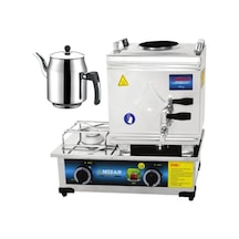 Mizan Çay Kazanı Gazlı Tek Demlik Kahveci Ocağı 10 Lt + 1 Demlik