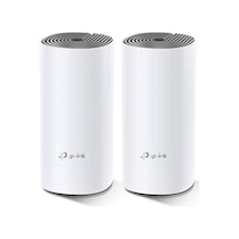 Tp-link Deco E4 2-pack , Ac1200 Mbps, Dual-band, 10/100mbps Portları, 100 Cihaza Kadar Bağlanılabi