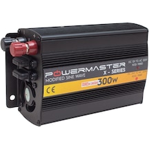 Powermaster PWR300-12 Tek Dijital Ekran 12 V 300 Watt Modifiye Sinüs Inverter