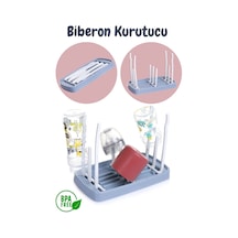 Katlanabilir Biberon Ve Mama Kabı Kurutucu Mavi