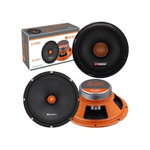 Oto Mıdrange 20Cm 600W Kapaklı 2 Adet Edıson Ed-Mr8